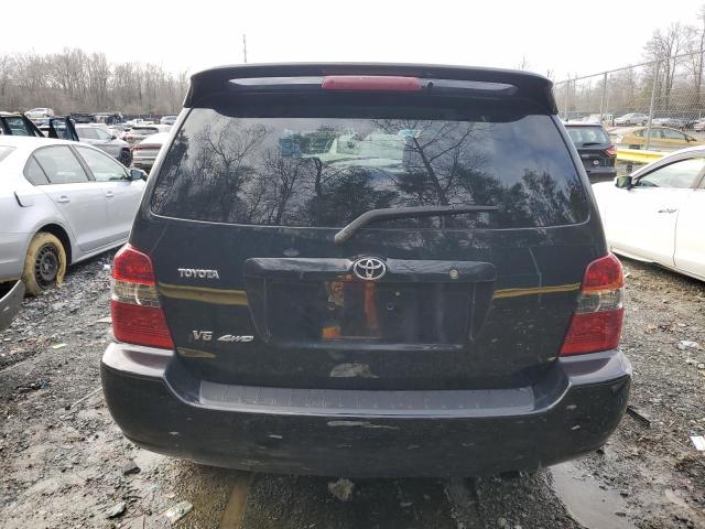 JTEEP21A450086596 - 2005 TOYOTA HIGHLANDER LIMITED BLACK photo 6