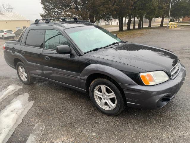 4S4BT62C257105840 - 2005 SUBARU BAJA SPORT BLACK photo 1