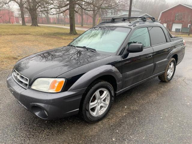 4S4BT62C257105840 - 2005 SUBARU BAJA SPORT BLACK photo 2