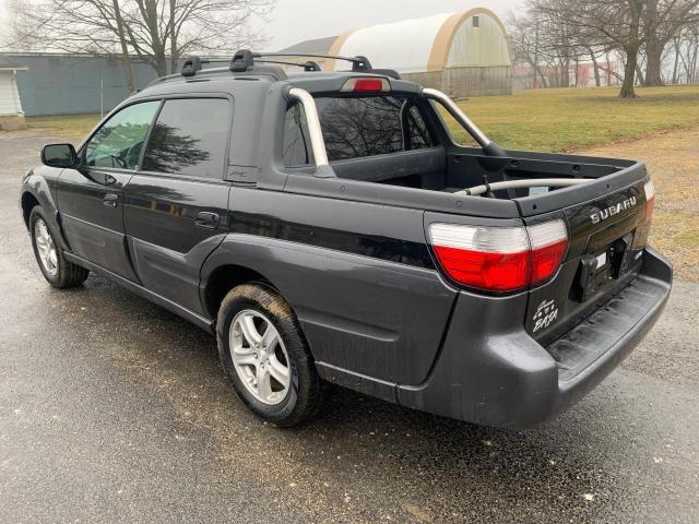 4S4BT62C257105840 - 2005 SUBARU BAJA SPORT BLACK photo 3