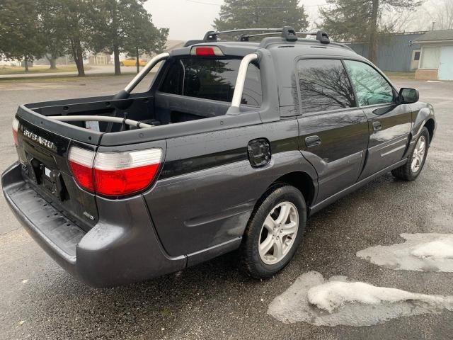 4S4BT62C257105840 - 2005 SUBARU BAJA SPORT BLACK photo 4