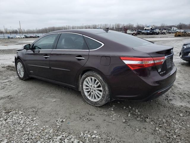 4T1BD1EB2FU043538 - 2015 TOYOTA AVALON HYBRID MAROON photo 2