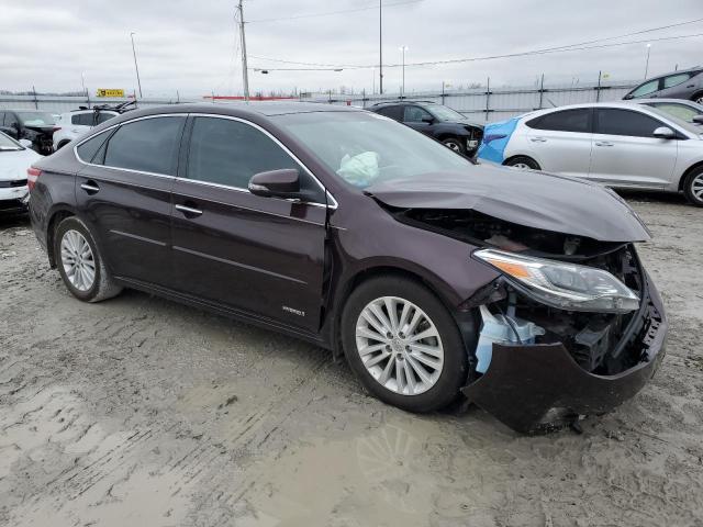 4T1BD1EB2FU043538 - 2015 TOYOTA AVALON HYBRID MAROON photo 4