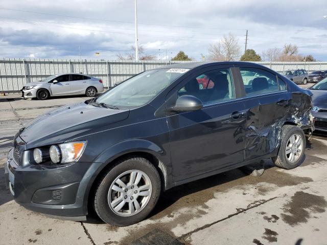 1G1JC5SH8F4128198 - 2015 CHEVROLET SONIC LT GRAY photo 1