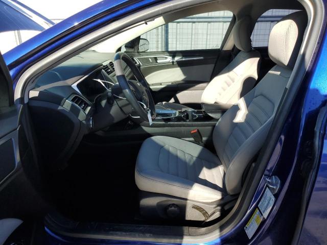 3FA6P0G74ER269785 - 2014 FORD FUSION S BLUE photo 7