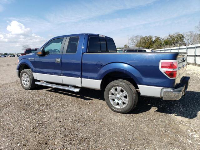 1FTEX1CM9BFC16631 - 2011 FORD F150 SUPER CAB BLUE photo 2