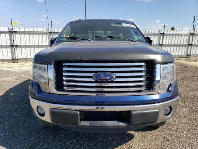 1FTEX1CM9BFC16631 - 2011 FORD F150 SUPER CAB BLUE photo 5