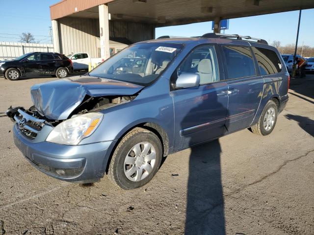 KNDMC233486044652 - 2008 HYUNDAI ENTOURAGE GLS BLUE photo 1