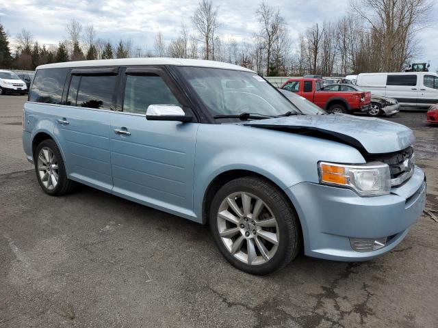 2FMDK53C09BA75173 - 2009 FORD FLEX LIMITED BLUE photo 4