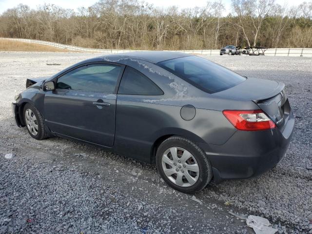 2HGFG12629H528890 - 2009 HONDA CIVIC LX GRAY photo 2