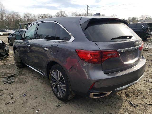 5J8YD4H55KL029673 - 2019 ACURA MDX TECHNOLOGY GRAY photo 2