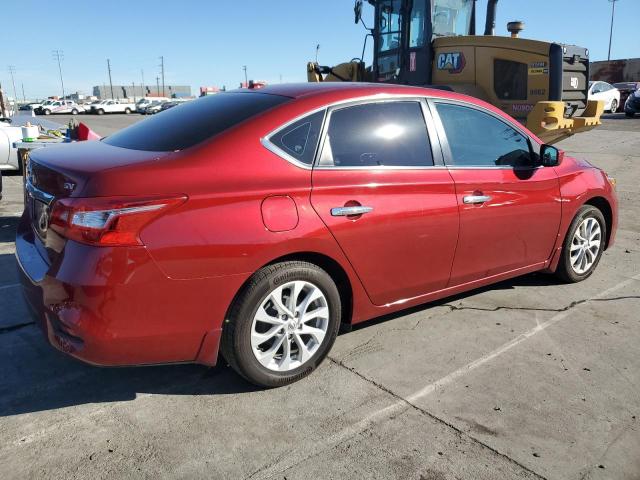 3N1AB7AP0KY211987 - 2019 NISSAN SENTRA S RED photo 3