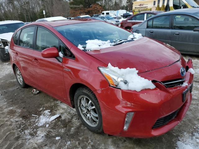 JTDZN3EU5C3095633 - 2012 TOYOTA PRIUS V RED photo 4