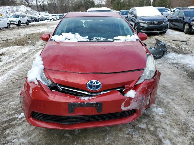 JTDZN3EU5C3095633 - 2012 TOYOTA PRIUS V RED photo 5