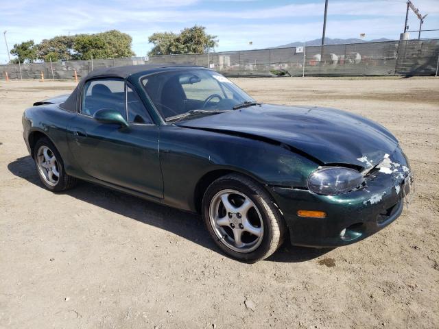 JM1NB353310203244 - 2001 MAZDA MX-5 MIATA BASE GREEN photo 4