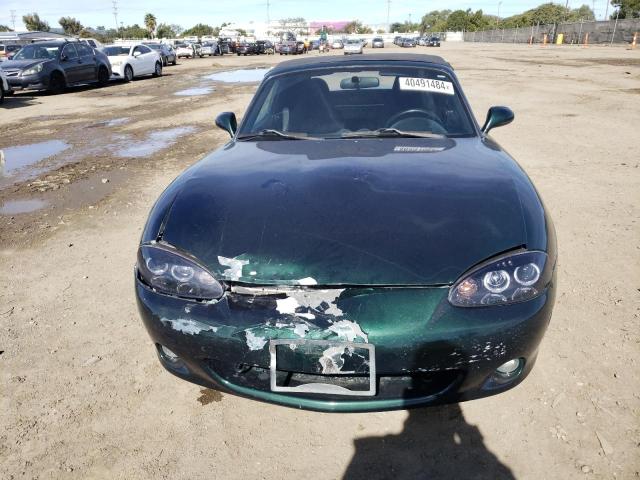 JM1NB353310203244 - 2001 MAZDA MX-5 MIATA BASE GREEN photo 5