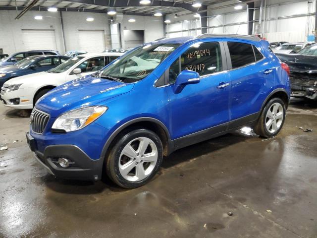 KL4CJGSBXGB692875 - 2016 BUICK ENCORE BLUE photo 1