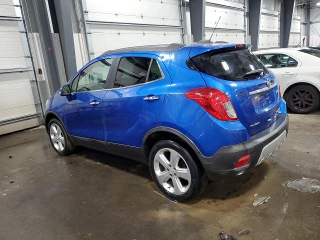 KL4CJGSBXGB692875 - 2016 BUICK ENCORE BLUE photo 2