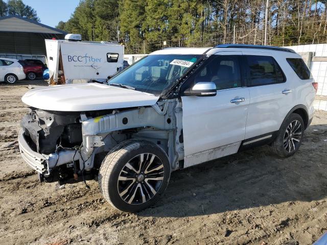 1FM5K8HT4GGB83624 - 2016 FORD EXPLORER PLATINUM WHITE photo 1