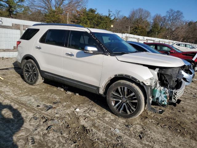 1FM5K8HT4GGB83624 - 2016 FORD EXPLORER PLATINUM WHITE photo 4