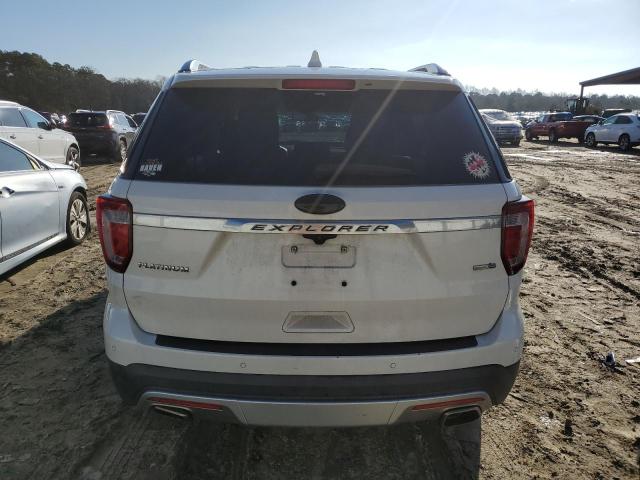 1FM5K8HT4GGB83624 - 2016 FORD EXPLORER PLATINUM WHITE photo 6