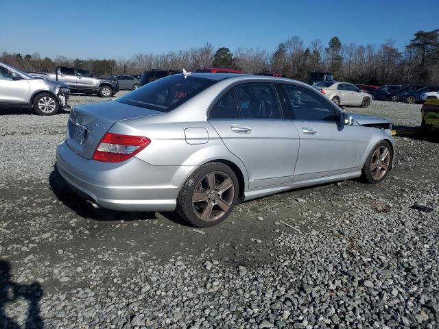 WDDGF8BB5AR123113 - 2010 MERCEDES-BENZ C 300 4MATIC SILVER photo 3