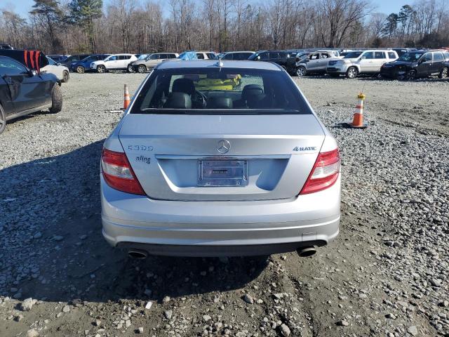 WDDGF8BB5AR123113 - 2010 MERCEDES-BENZ C 300 4MATIC SILVER photo 6