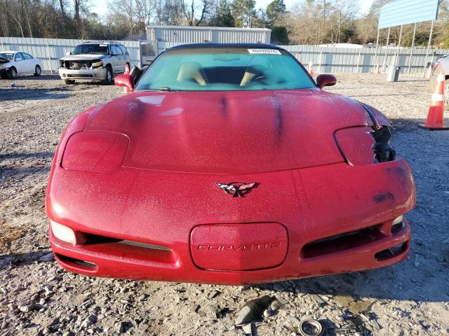 1G1YY22G825124307 - 2002 CHEVROLET CORVETTE RED photo 5