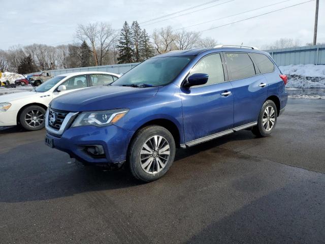 5N1DR2MM5JC603196 - 2018 NISSAN PATHFINDER S 蓝色 照片 1