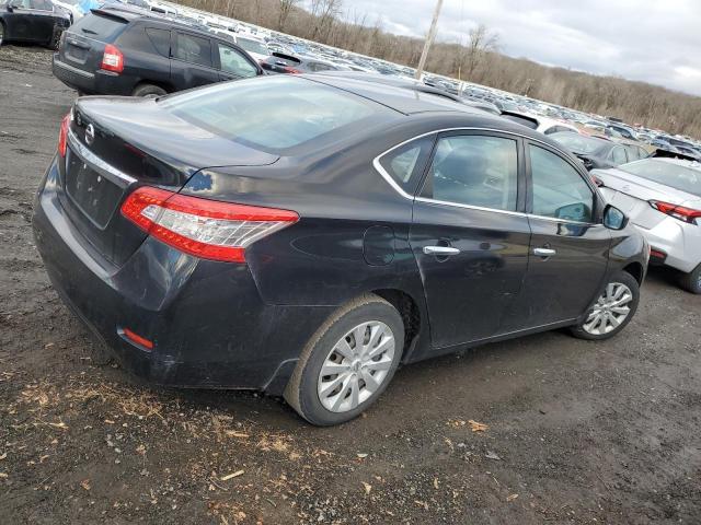 3N1AB7AP6FY373578 - 2015 NISSAN SENTRA S BLACK photo 3