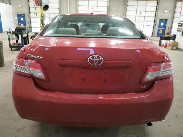 4T1BF3EK9BU685366 - 2011 TOYOTA CAMRY BASE RED photo 6