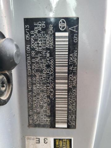 JTKJF5C77E3066861 - 2014 TOYOTA SCION TC 蓝色 照片 12