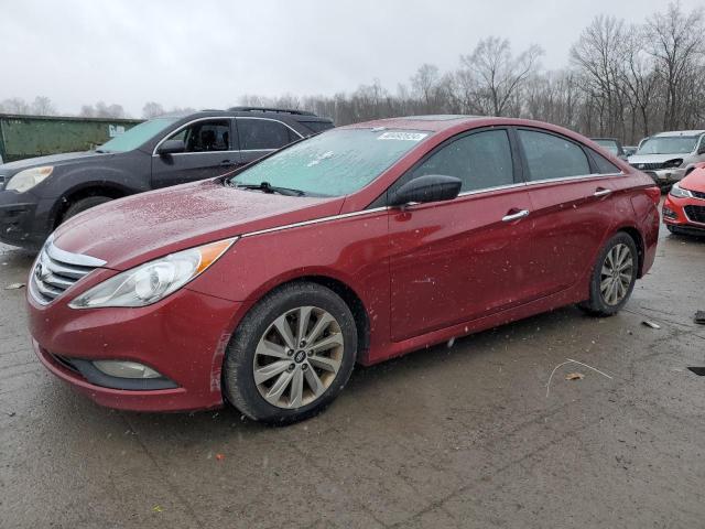 5NPEC4AC7EH904161 - 2014 HYUNDAI SONATA SE RED photo 1