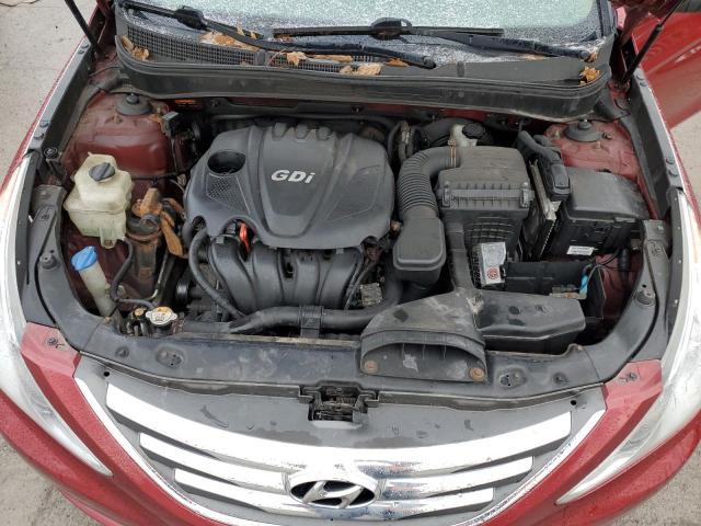 5NPEC4AC7EH904161 - 2014 HYUNDAI SONATA SE RED photo 11