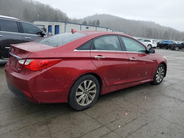 5NPEC4AC7EH904161 - 2014 HYUNDAI SONATA SE RED photo 3