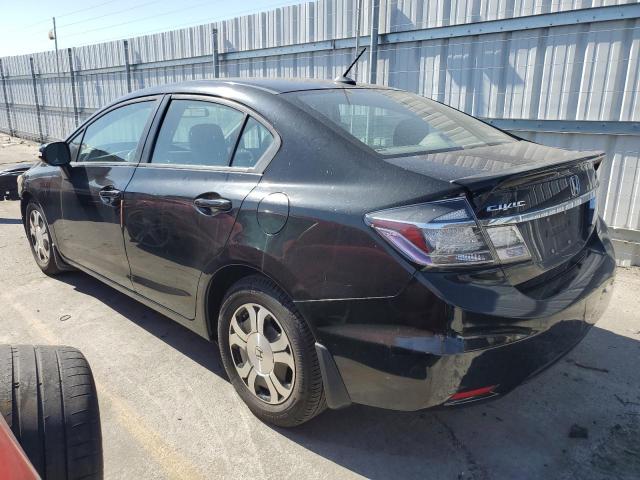 19XFB4F35DE204108 - 2013 HONDA CIVIC HYBRID L BLACK photo 2