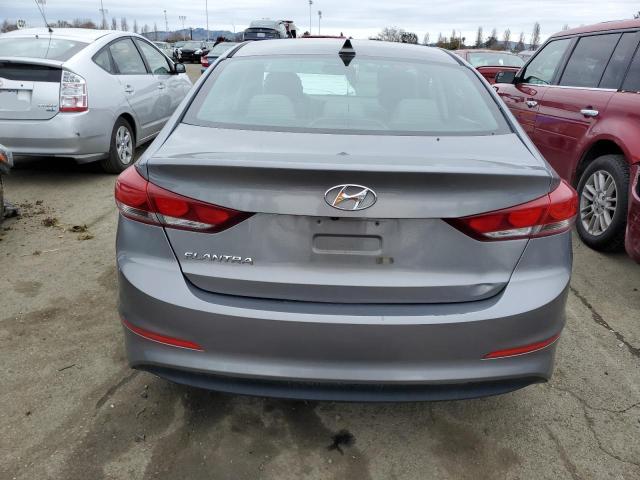 5NPD84LF0JH306587 - 2018 HYUNDAI ELANTRA SEL SILVER photo 6