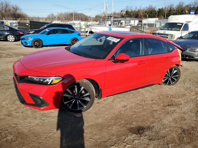 19XFL1H79NE020271 - 2022 HONDA CIVIC EXL წითელი ფოტო 1