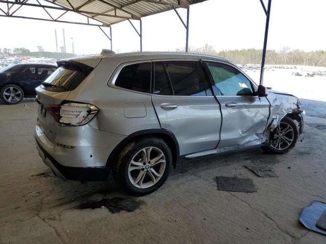 5UXTY3C03L9B70292 - 2020 BMW X3 SDRIVE30I SILVER photo 3