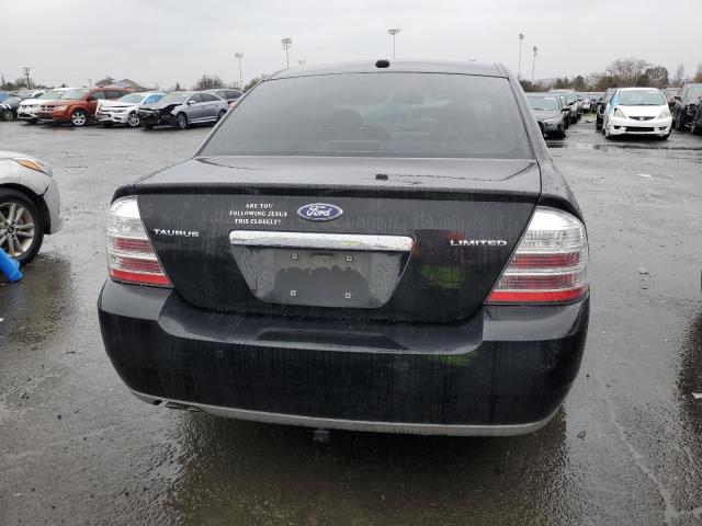 1FAHP25W39G118996 - 2009 FORD TAURUS LIMITED BLACK photo 6