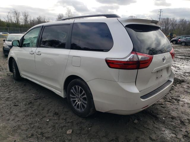 5TDYZ3DC5LS040154 - 2020 TOYOTA SIENNA XLE WHITE photo 2