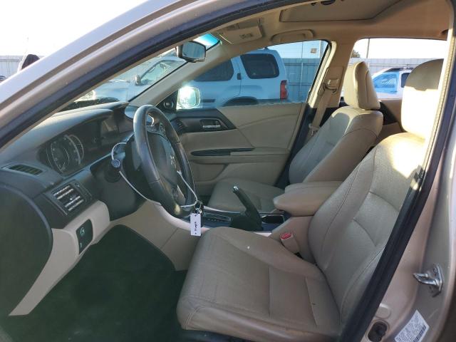 1HGCR2F80EA058348 - 2014 HONDA ACCORD EXL BEIGE photo 7