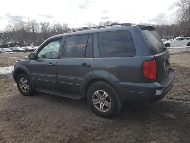 5FNYF18555B063398 - 2005 HONDA PILOT EXL GRAY photo 2