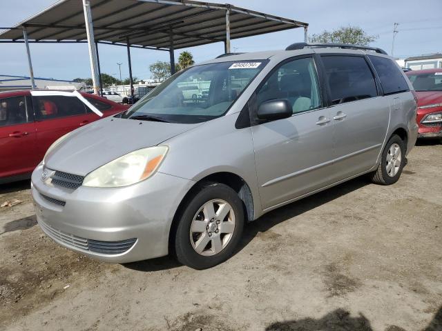 5TDZA23C34S061786 - 2004 TOYOTA SIENNA CE SILVER photo 1