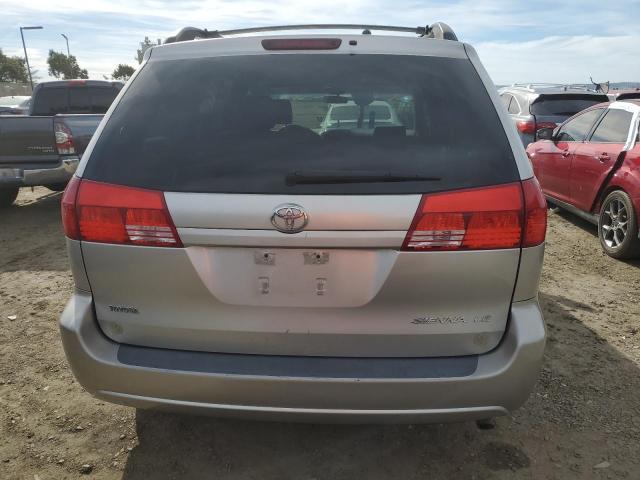 5TDZA23C34S061786 - 2004 TOYOTA SIENNA CE SILVER photo 6