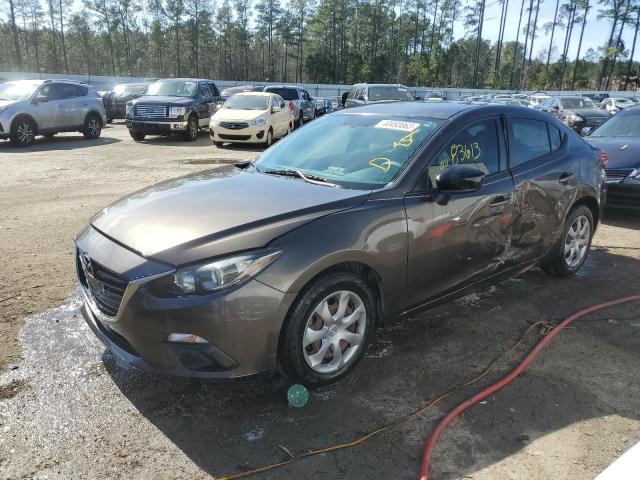 JM1BM1T76E1148313 - 2014 MAZDA 3 SV GRAY photo 1