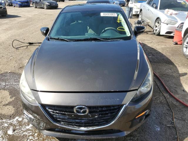 JM1BM1T76E1148313 - 2014 MAZDA 3 SV GRAY photo 5