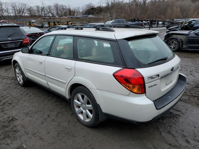 4S4BP62C377310350 - 2007 SUBARU OUTBACK OUTBACK 2.5I LIMITED WHITE photo 2