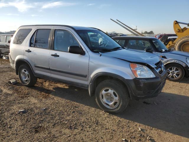 JHLRD68443C006637 - 2003 HONDA CR-V LX SILVER photo 4