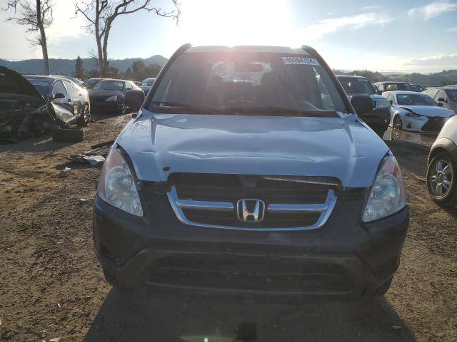 JHLRD68443C006637 - 2003 HONDA CR-V LX SILVER photo 5